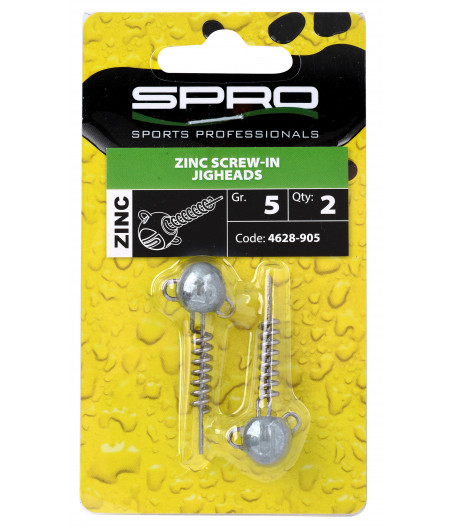 ZINC SCREW-IN JIGHEADS