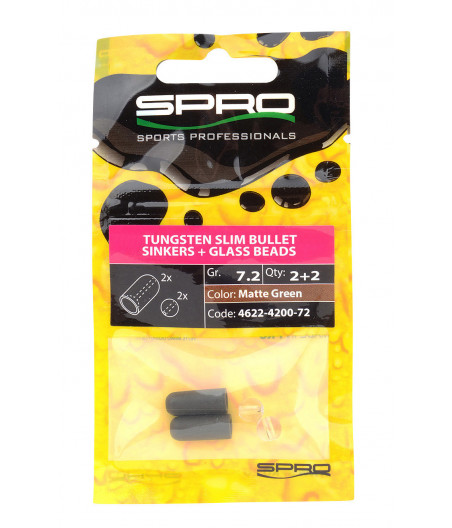 TUNGSTEN SLIM BULLET SINKERS